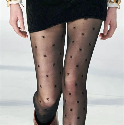 panty chanel logo kopen|chanel style tights.